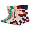 Men's High Waist Trendy Long Socks - European American Autumn Winter Style Plus Size 4348