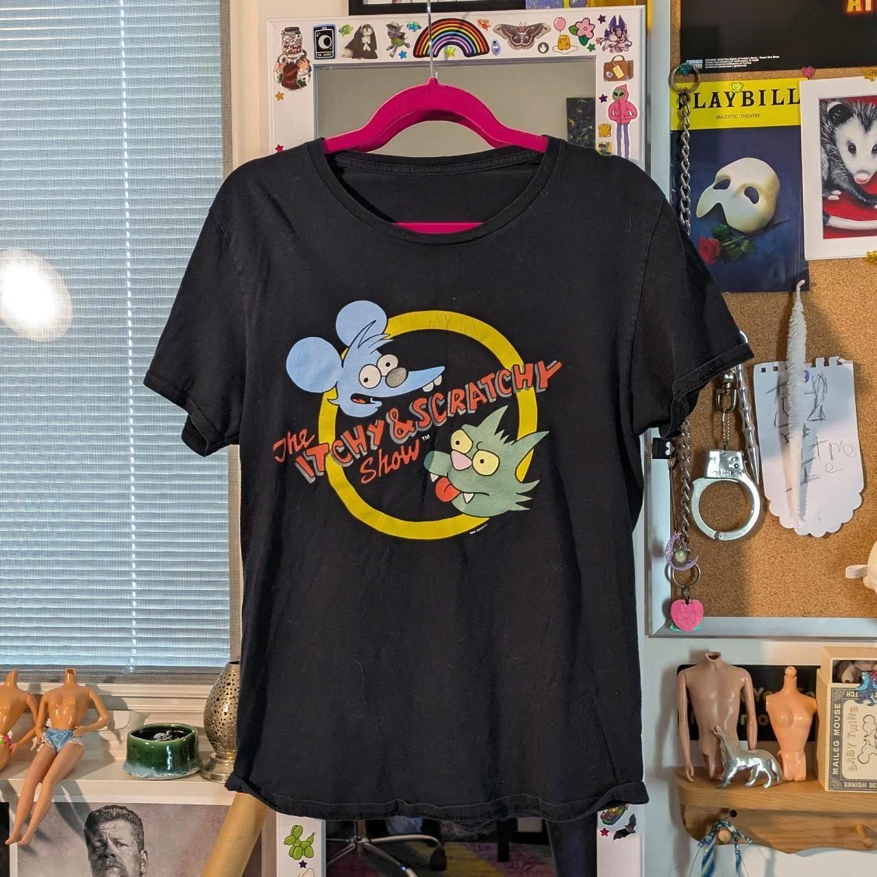 The Itchy & Scratchy Show black t-shirt 2XL