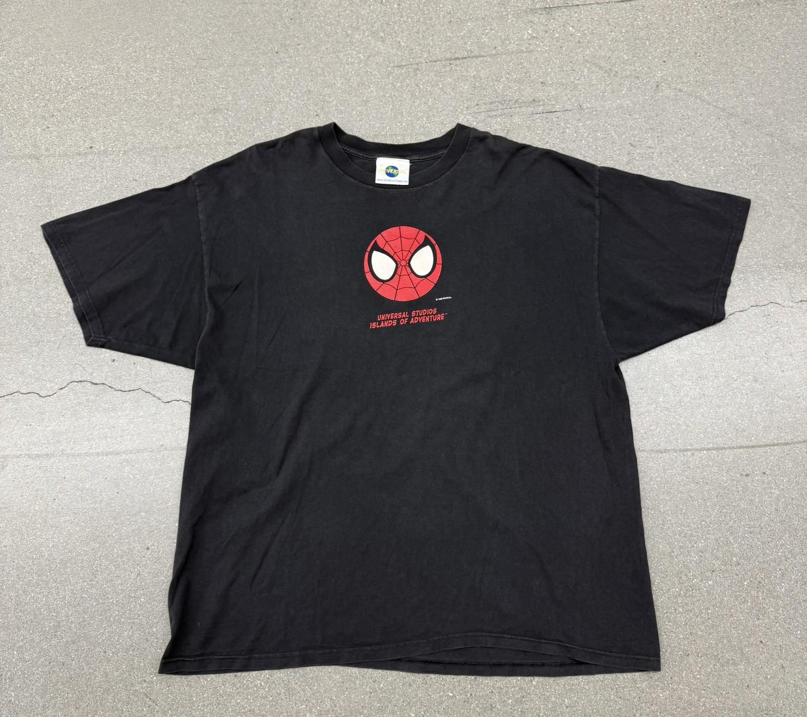 Vintage 1999 Marvel Universal Studios Islands Of Adventure Spider-Man T-shirt XL Unisex T-Shirt S