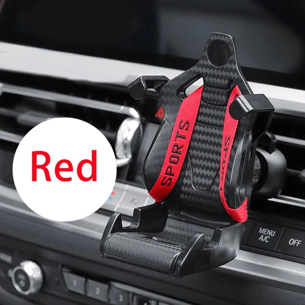 ABS Phone Holder Car Phone Holder Driving Experience Upgrade Gravity Lock Mechanism One-Handed Operation Sporty Flair Accessory