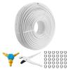 PEX-AL-PEX Tube, 984ft, 5/8'' Diameter Aluminum-Plastic Composite Pipe Oxygen Barrier Radiant Floor PEX Pipe, 0.08'' Thickness Radiant Heat Floor