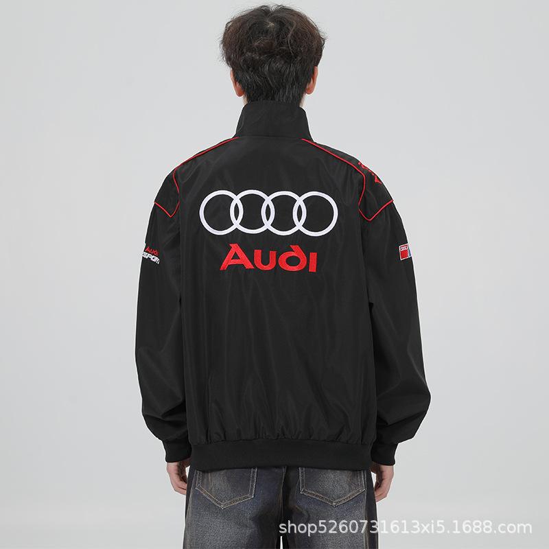 Embroidered Cycling Suit Stacked Racing Stylish High Street Jacket Men Women Couple Explosive Thin Style Long Sleeved