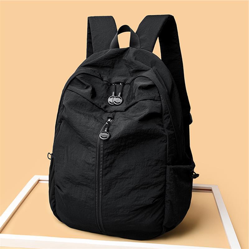Schoolbag1011 new simple and lightweight student schoolbag for men and women to work commuting business travel backpack travel bag large capacity