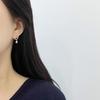 Dieuamour 14K Gold Pin Rev Mini Earrings
