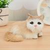 Cozy Fluffy Simulation Cat Doll Long Hair Realistic Kitten Decoration  Home Decor