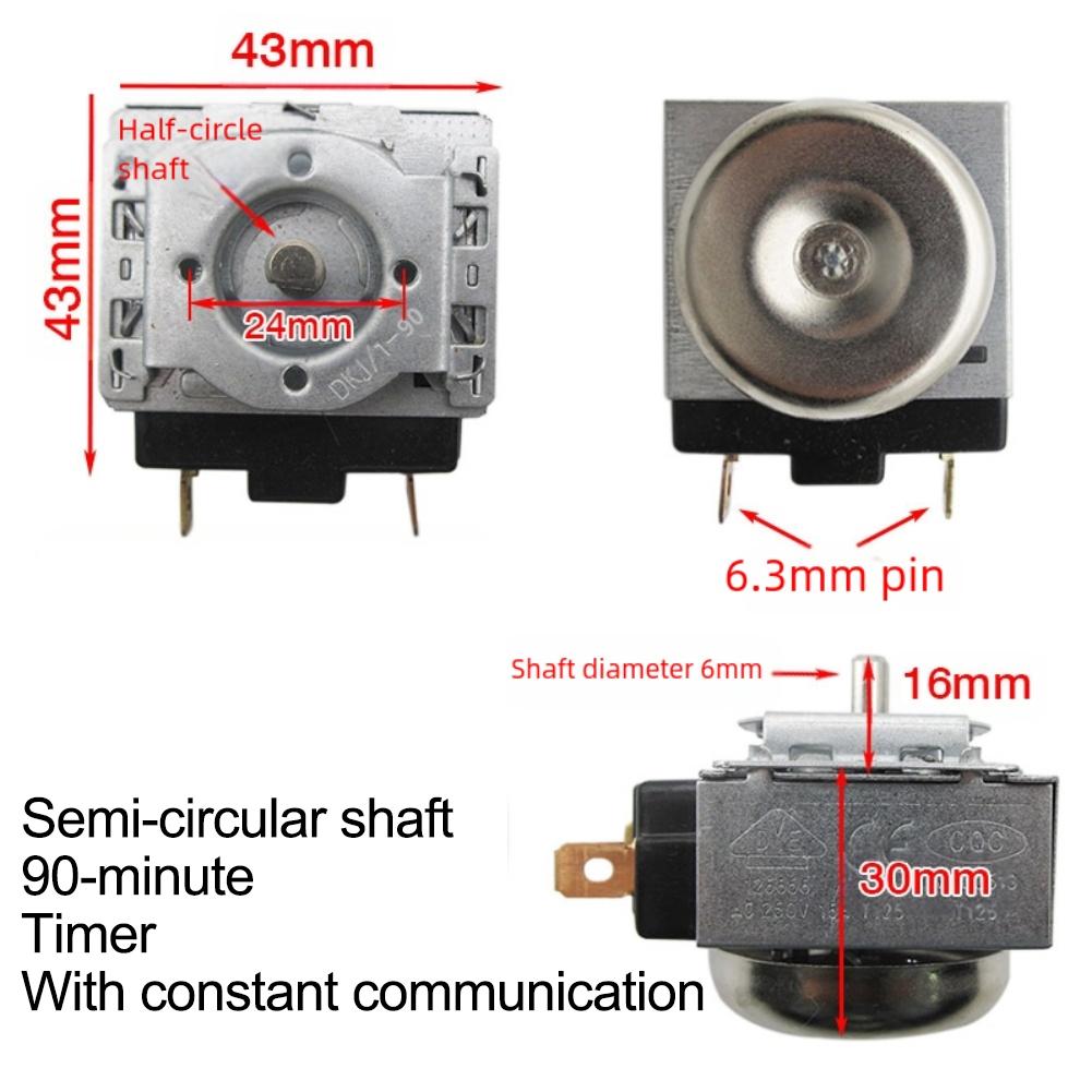 

Для духовок Для скороварок Кухонний таймер Механічний перемикач-таймер Кухонний багатозадачний подвійної тривалості кухонний таймер