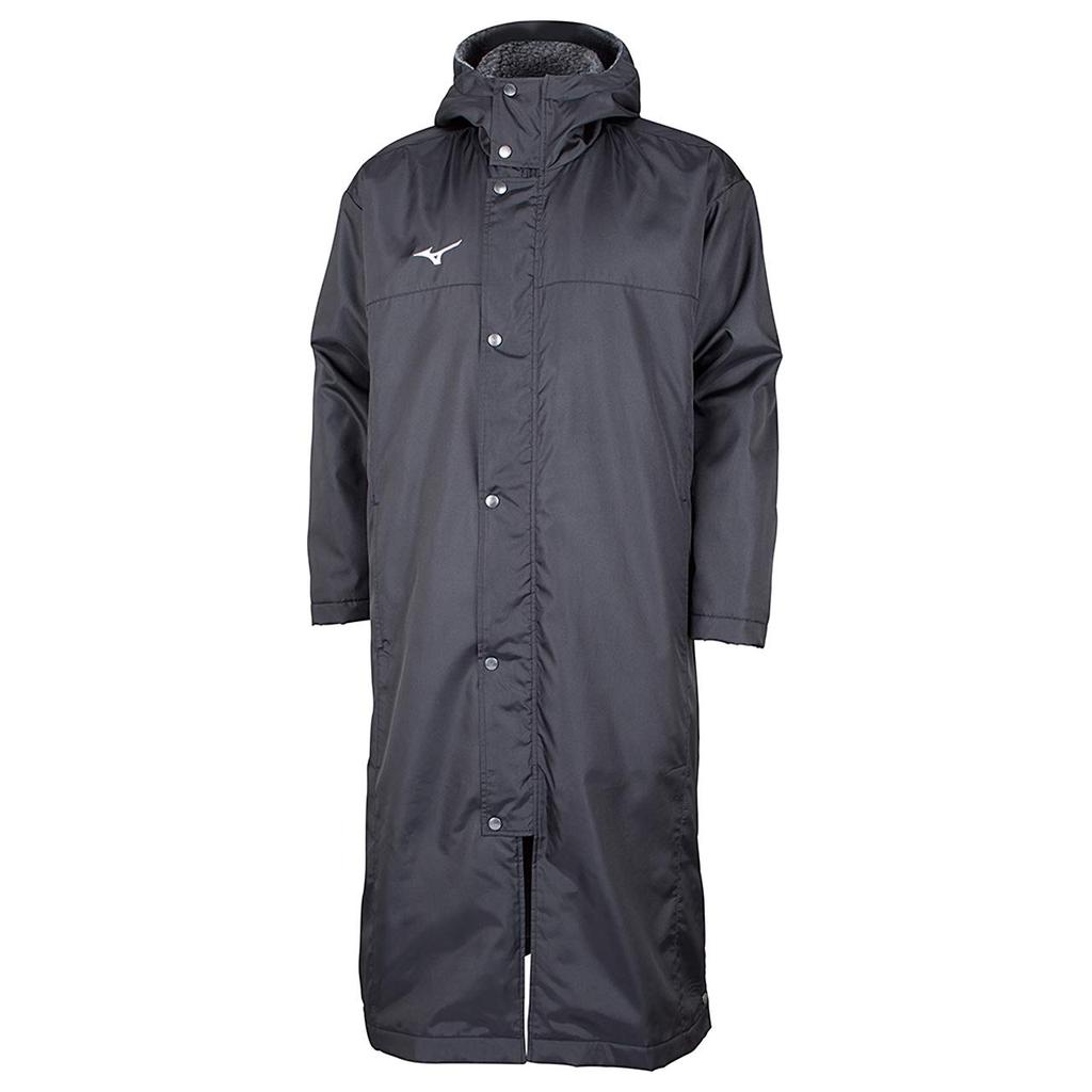 Mizuno Training Wear Padded Long Boa Japan Size M to Japanese Size Coat, 32JE8555, Black, (equivalent M)