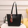 New leather tote bag creative and practical women's tote bag trendy fashion large capacity shopping bag