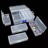 Transparent Storage Box Desk Organizer Case Jewelry Necklace Earring Organizer Box Clear Storage Case Classification Box