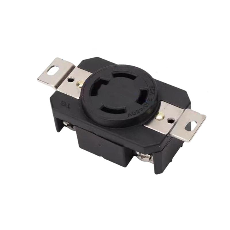 Stable Generator Plugs Receptacle Weatherproof Power Outlet For Construction Sites And Emergency Power Needs