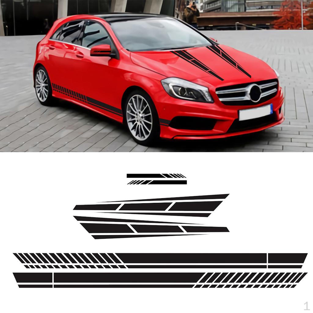 Hood Mirror Sticker Decals
