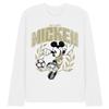 Disney Unisex Adult Mickey Mouse Laurel Football Long-Sleeved T-Shirt