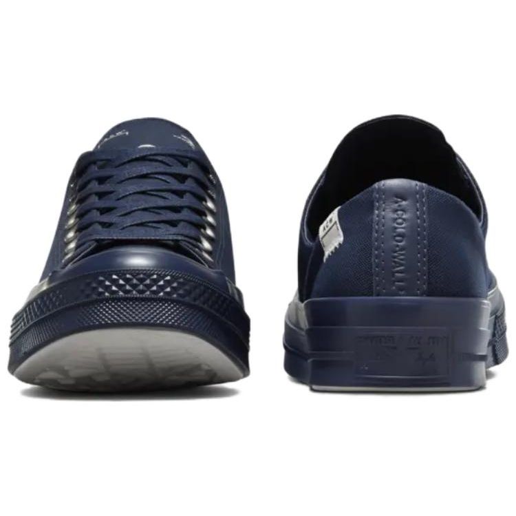 A-Cold-Wall* X Converse Chuck 70 Low Dark Sapphire Unisex Sneakers Blue Silver-Birch A06689C