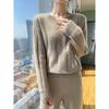 Sweater for Women Winter Thickened Pullover Warm Knitted Solid Color Long Sleeve Oversize Jumper Sweater Tops