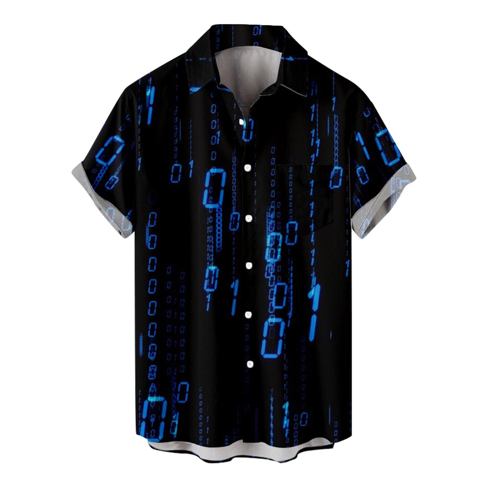 Мужская повседневная пляжная праздничная одежда с лацканами — фото 6