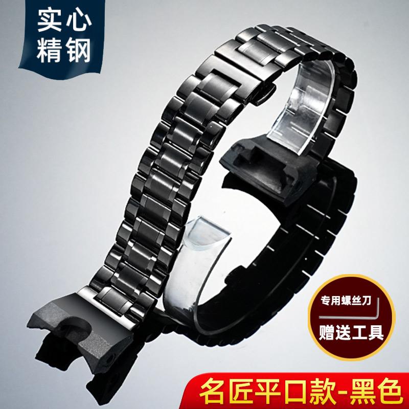 GG B100 Modified Metal Watch Strap For Casio G-SHOCK 3rd Generation Little Mud King 5594 GG-B100-1A Men Stainless Steel Band
