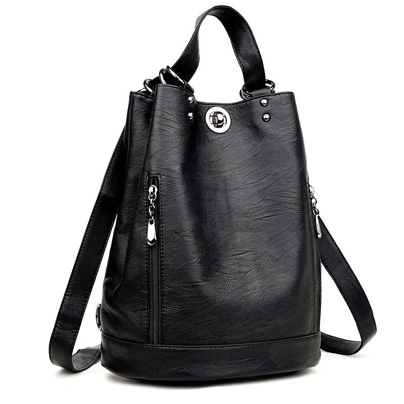 Women's Backpack Leather Bag Women's Travel Bag High Quality Women's Backpack Fashion Women's Schoolbag Leather Bag