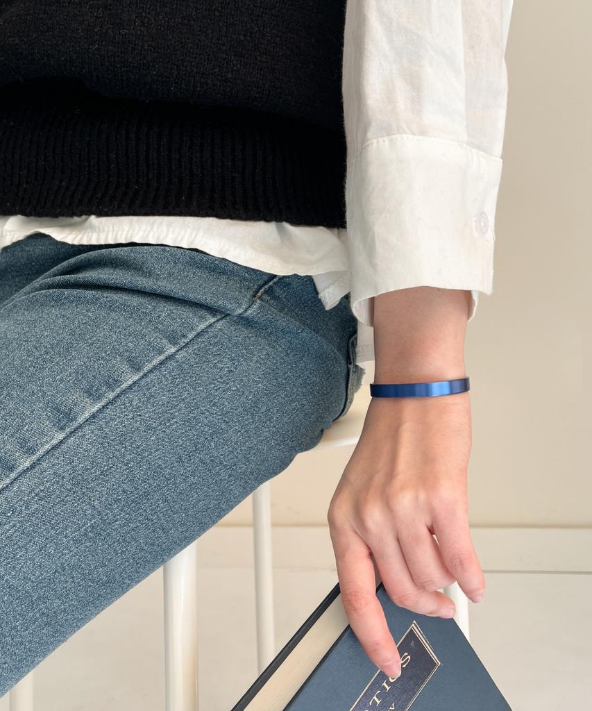 Sabona London Cbl Nano Ceramic Classic Blue Copper Bangle