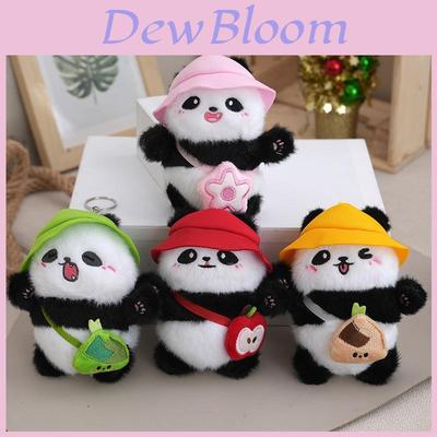 Adorable Cute Plush Panda Keychain Doll Soft Stuffed Animal Backpack Pendant
