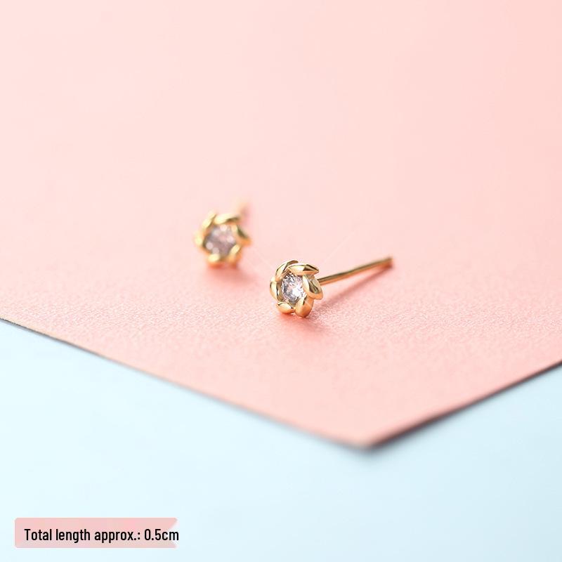 Women's Gold & Silver Earrings: Simple Ear Studs & Celeb-Inspired Dongdaemun Style