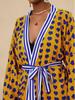 New European & American Cotton Printed Beach Cardigan: Sexy Sunscreen Jacket and Loose Holiday Swimsuit Cover-Up.