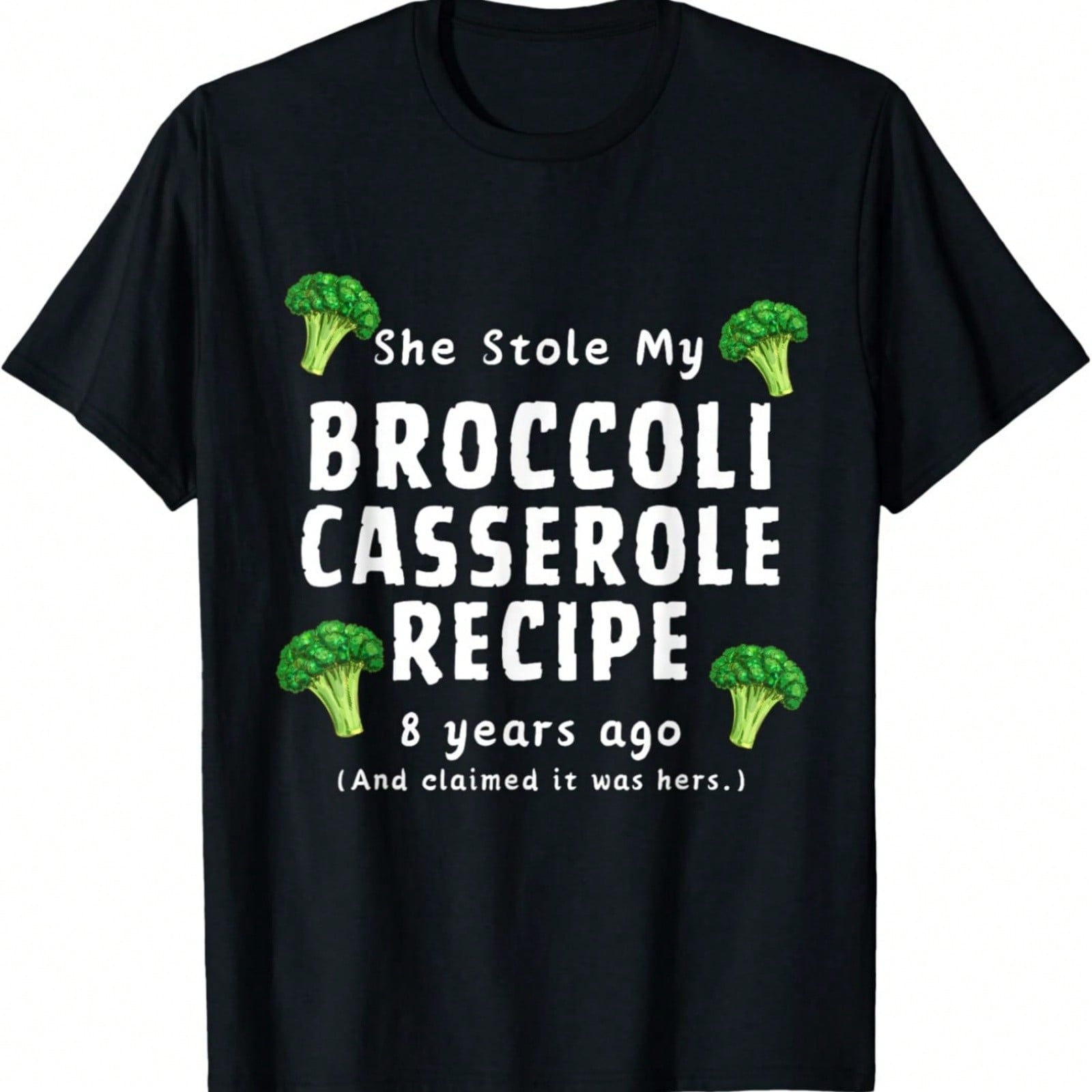 She My Broccoli Casserole Recipe, Funny Meme T-Shirt S разноцветный