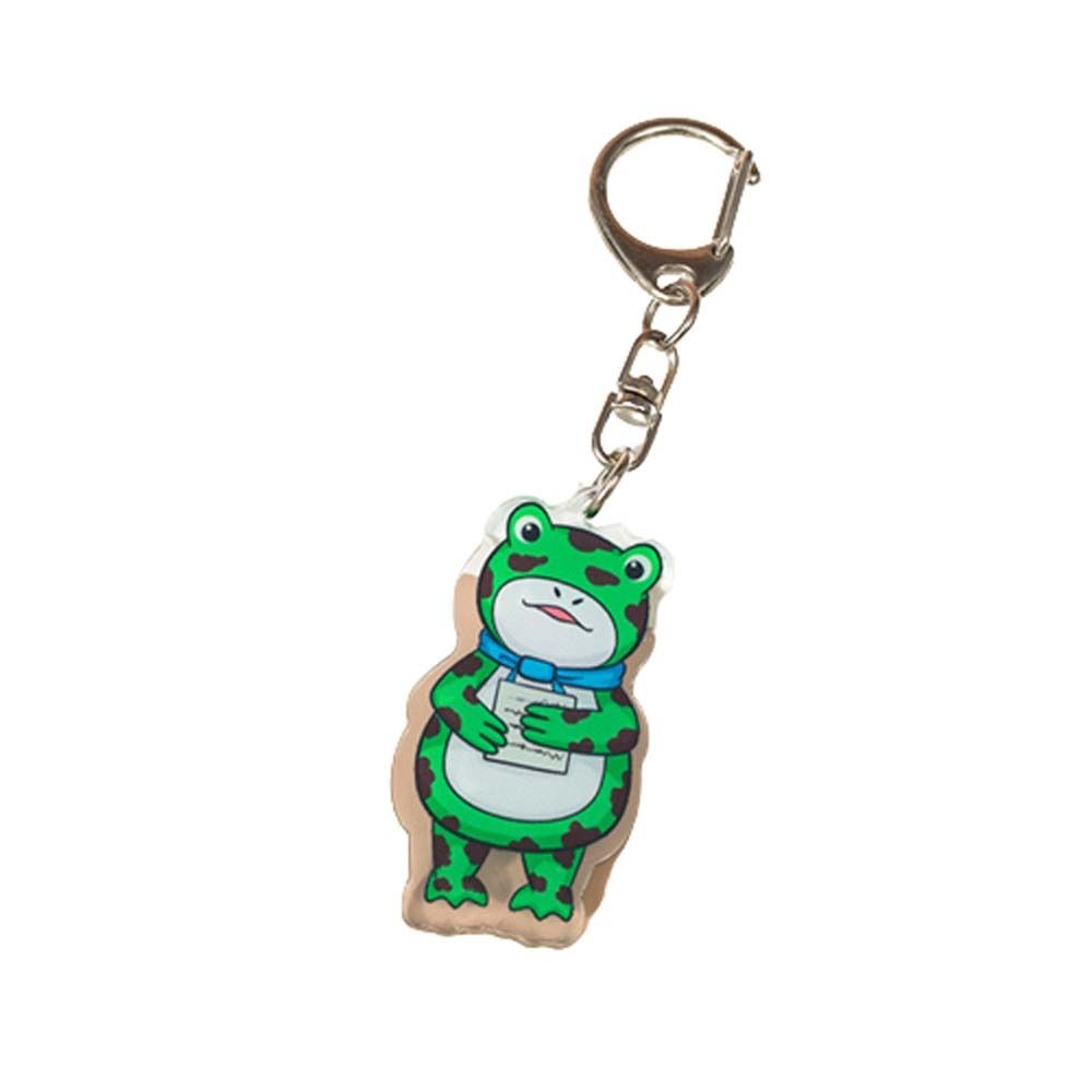 Cartoon Animal Animal Frog Pendent Keyring Silent Frog Keychain  Lady Girls Gift