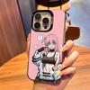Anime Bocchi The Rock Phone Case For IPhone17 Air 16 15 14 Plus 13 12 11 Pro 7 8 XS Max XR Silver Black Bumper Case