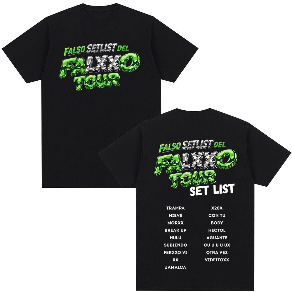 Rapper Feid Ferxxo 2026 Tour Tshirt Unisexs Women Clothing Fashion Hip Hop Tshirts Cotton Casual Comfort Short Sleeve Tee Shirts