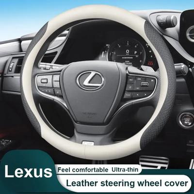 Capa de Couro para Volante de Carro Textura de Fibra de Carbono Para Lexus NX ES UX US RC LX GX RX 200 250H 350H LS 450H 260H 300H UX200