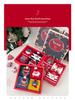 Festive Red Christmas Cartoon Socks Gift Box for Women - Mid-Calf, Cute & Versatile, Autumn/Winter.