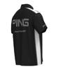 [Pin Apparel] Men's Short Sleeve High Neck Shirt [AddElm Series] (ADD.03 Technology)  Golf Innerwear  621-3268805 010Black S