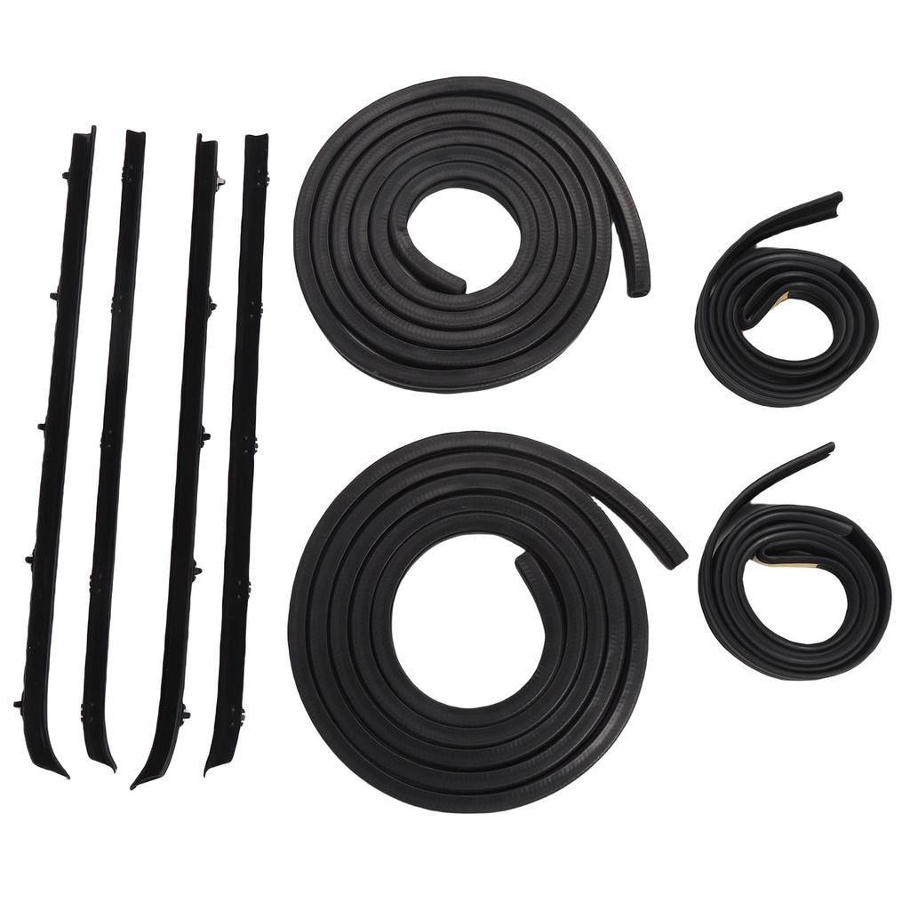 Door Seal Window Run Channel Sweep Felt Rubber Weatherstrip Kit 15569072 Replacement for C10 C20 C30 K10 K20 K30 R1500