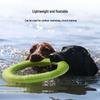 Bite-Resistant Dog Frisbee for Training & Water Play - Ideal for Golden Retrievers & Border Collies