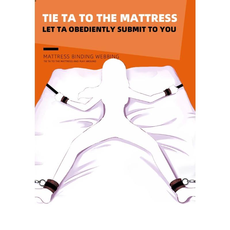 Sex Toy Under Bed Bondage Gear Restraint Set Handcuffs Ankle Cuffs Straps Adult Games Sex Products Erotic Toys For Couples