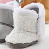 Infant Baby Kids Flat Warm Snow Boots Winter Plush Shoes