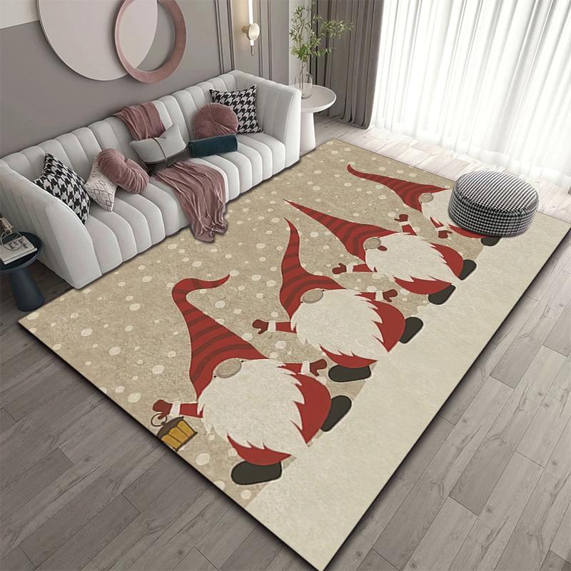 Christmas Gnome Festive Lights Flowers Carpet Home Decor Living Room And Bedroom Mats Office Chair Cushion Doormat Christmas Gifts