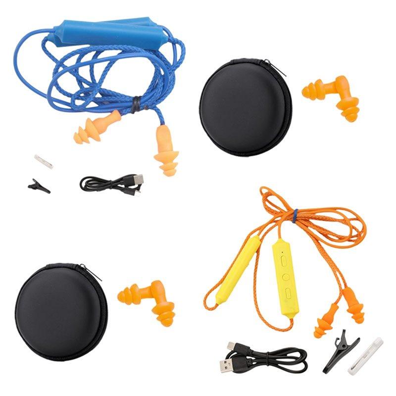 

ABNR For Work, For Construction Sites, Noisy Places- Bluetooth Ear Plugs Earphone Kit 2PCS Noise Suppression, Hearing Protection
