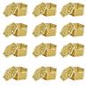 12PCS Hollow Candy Box Plastic Candy Case Container for Wedding Bridal Shower SuppliesGold