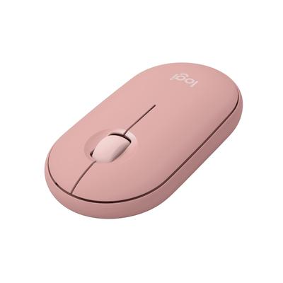 Logitech Wireless Mouse PEBBLE MOUSE2 M350sRO Thin Quiet Bluetooth Logi Bolt Mouse Wireless Symmetrical 4000dpi 24 Months Battery Life Windows Mac