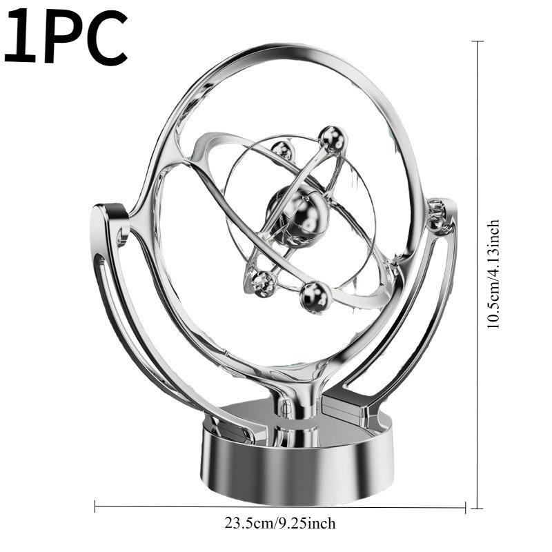 1 Pezzo Nuovo Strumento del Moto Perpetuo della Terra, Modello da Tavolo Bilanciere Magnetico Rotante Astrometro Ornamento Orbitale Ornamento