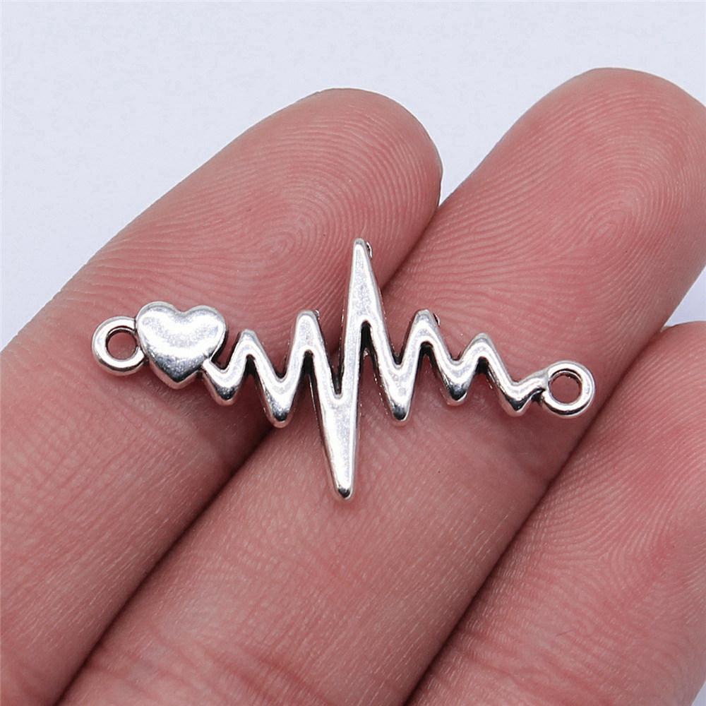Accessories Parts Infinity Heart Love Connector Minimalist Jewelry Components QA027