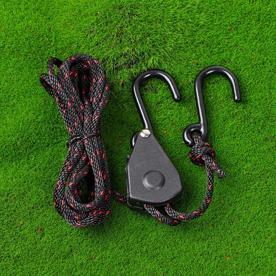 Tool Awning Wind Rope Adjustable Rope Fastener Ratchet Hangers Tensioner Fixed Buckle Pulley