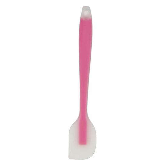 Soft Silicone Spatula Food-Grade Heat-Resistant Cooking Baking Tool Flexible Curved Head Spatula Fits Pots Bowls Non-Stick Safe Kitchen Utensil