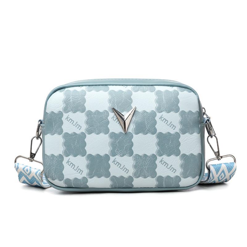 Fashion Trend High-end Sense New Style Checkerboard Messenger Bag Commuter Versatile Camera Bag