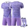 Teens Kids Adults Football Kits Sport Training Jersey Set with Socks 25/26 Real Madrid Dragon-pattern Suit