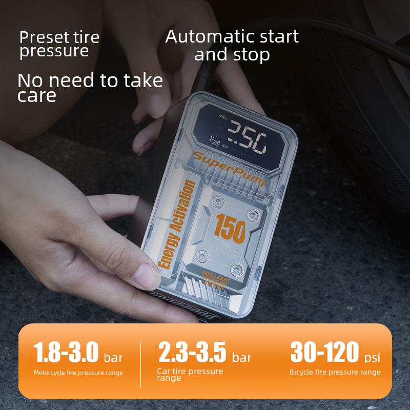 Portable Mini Wireless Digital Car Tire Pump