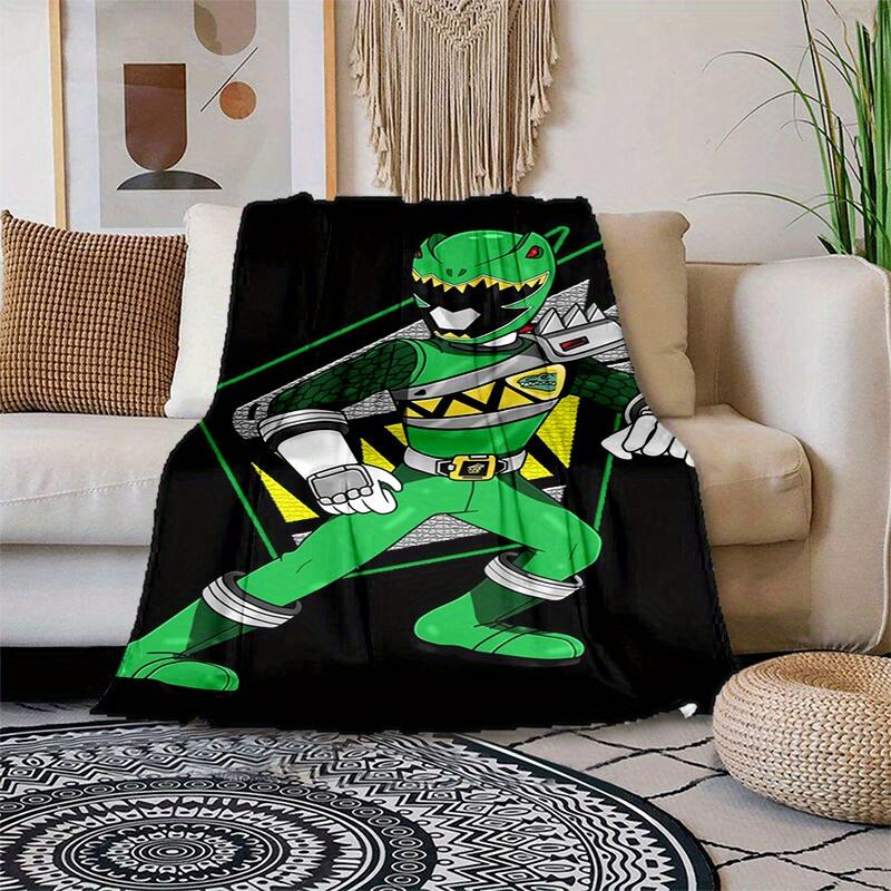 1pcPower Rangers Green Ranger Blanket - Soft Comfortable, Suitable for All Seasons, Perfect Gift for Home BlanketA043043m