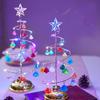 Colorful Xmas Decorations Table Lamp Silver Christmas Tree Lamp  Party