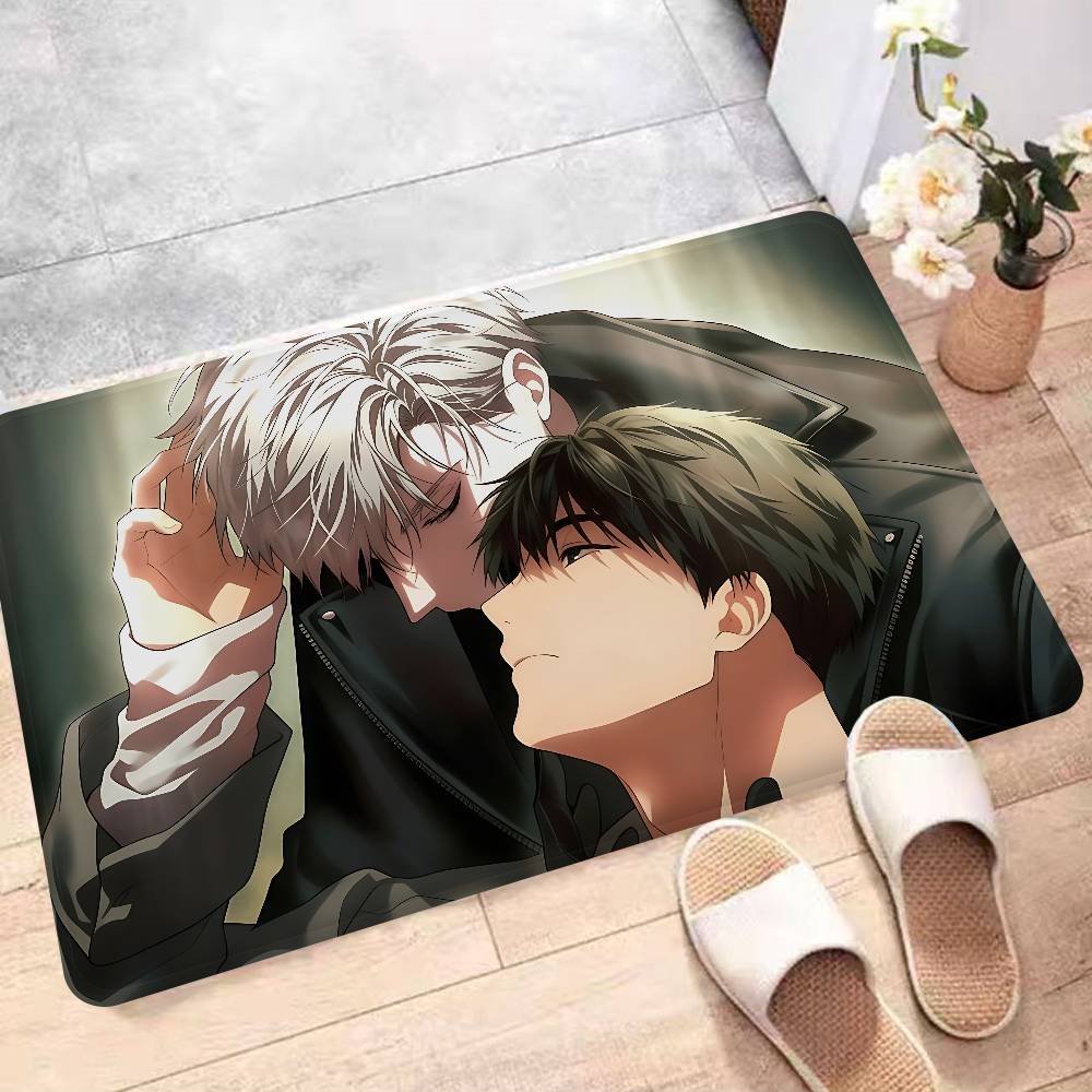Passion Bl Anime Floor Mat Rectangle Anti-slip Home Soft Badmat Front Door Indoor Outdoor Mat el Decor Mat